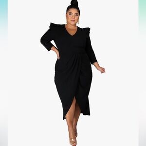Elegant Black Women's Dress